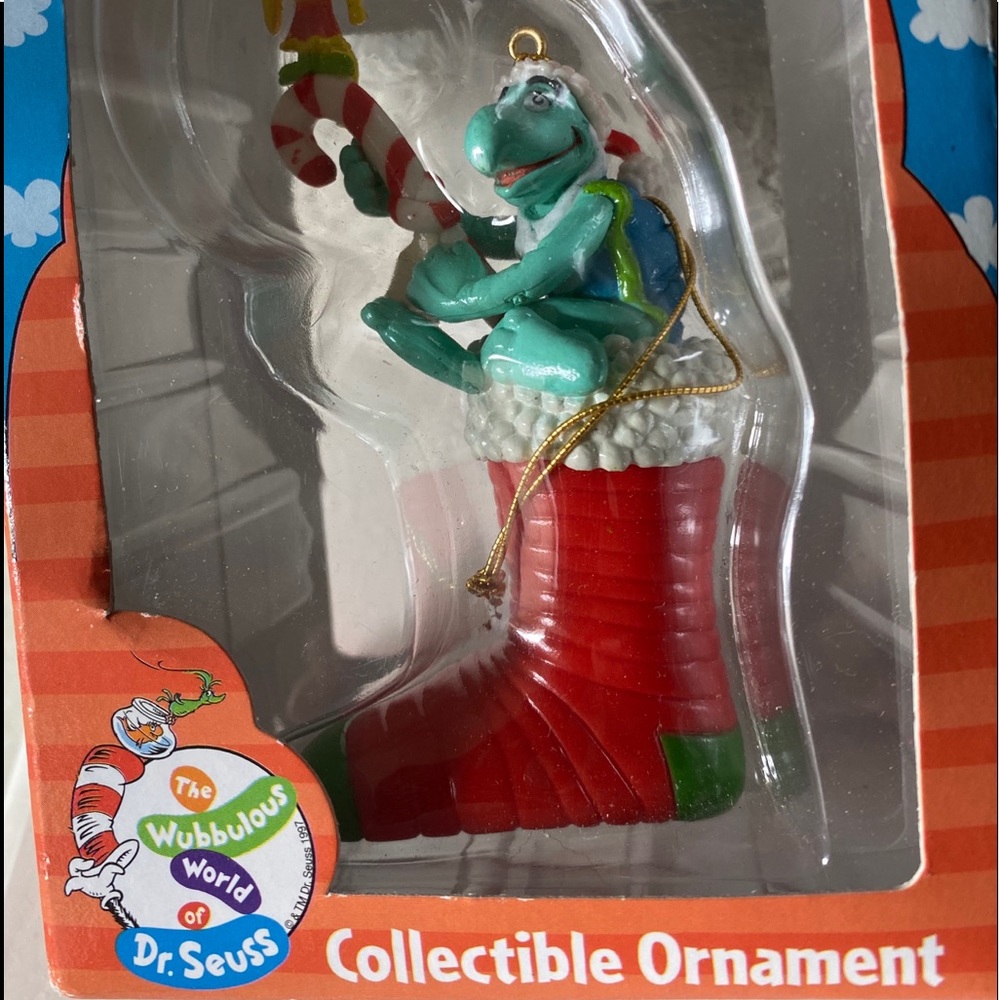 Dr. Seuss 1997 Turtle Christmas Ornament